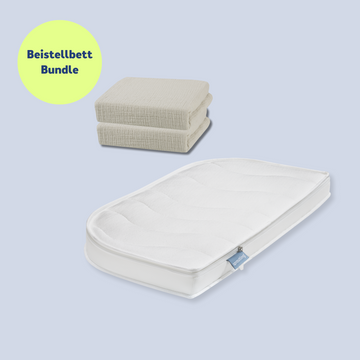 Newborn Sleep Bundle - Bedside Mattress & Sheets (2-pack)